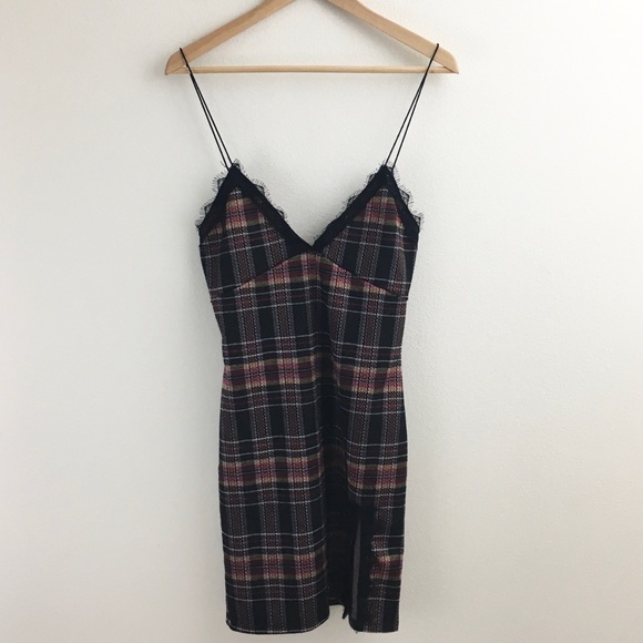 Plaid Bodycon Dress - Picture 2 of 8